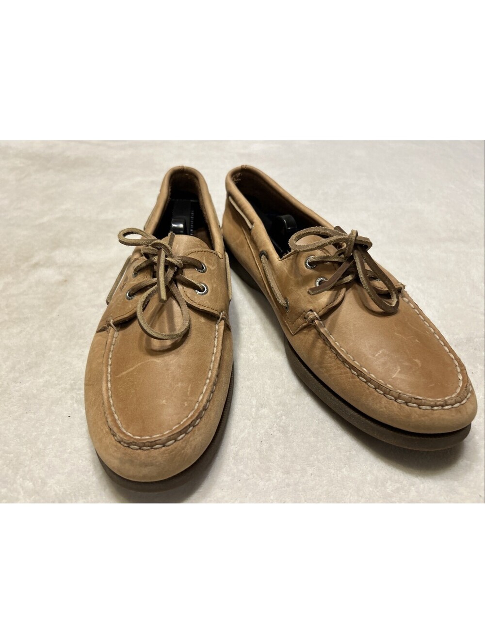Sperry Top Sider Men’s Shoes Size 11.5 M Brown Leather Boat 2 Eyelet Lace Up